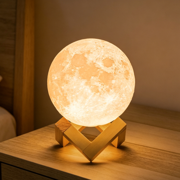 7.1" Large Moon Lamp 16 Colors 148 Modes Remote